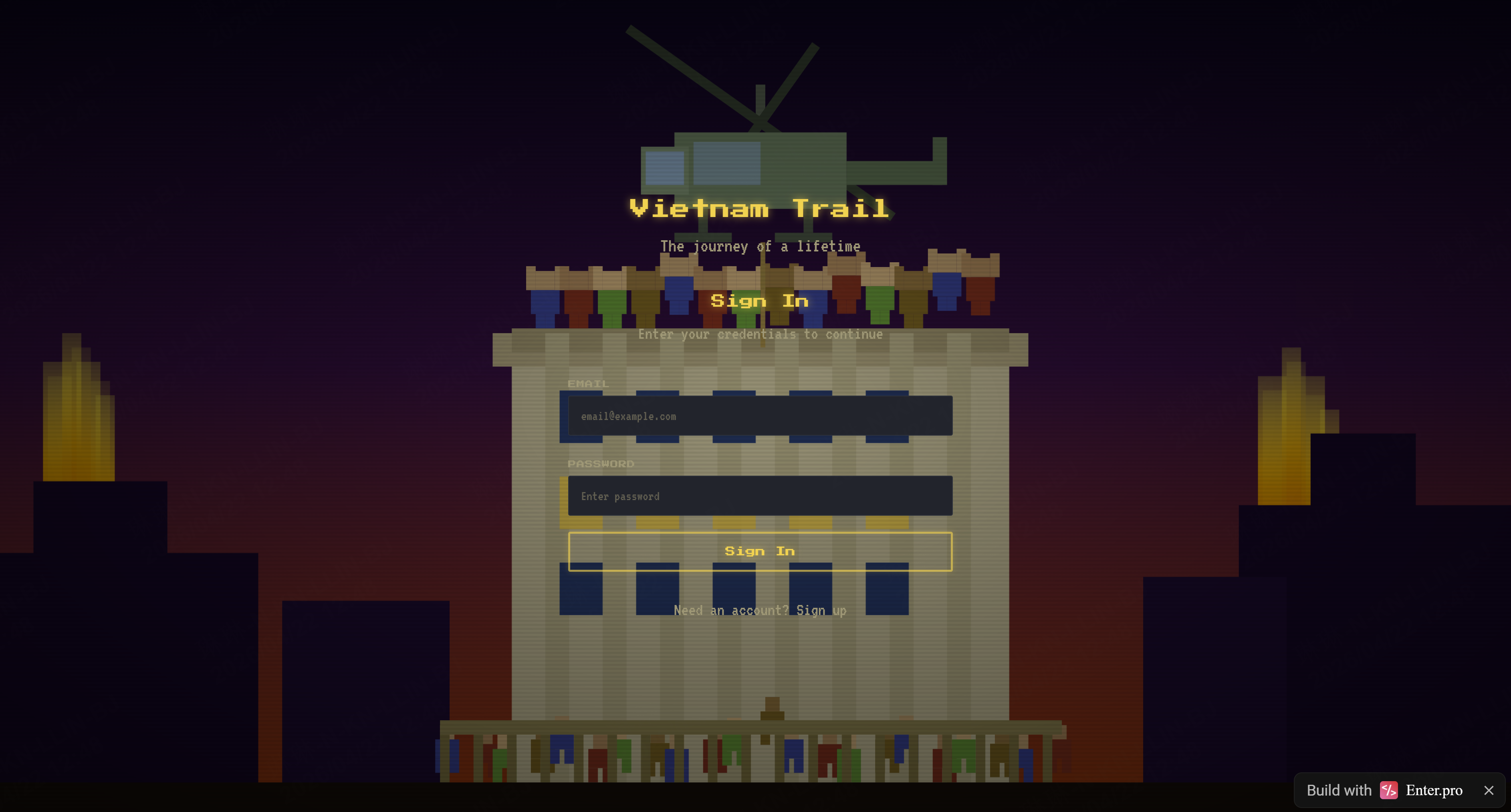 Vietnam Refugee Trail educational game